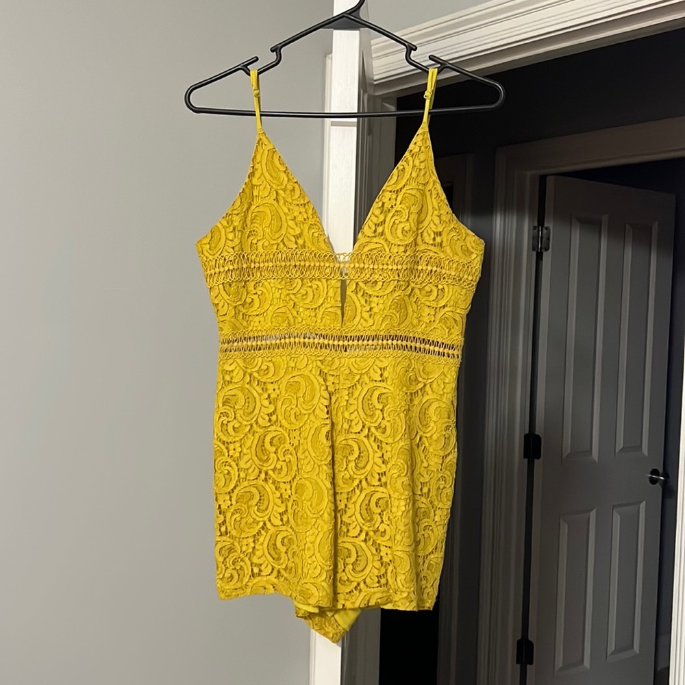 Gold romper